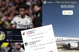 جدل مدريدي واسع بسبب سفر فينيسيوس جونيور إلى دبي