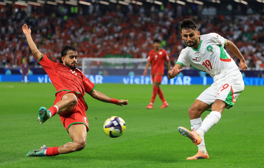 تعادل سلبي بين عمان والمغرب في كأس العرب 2025