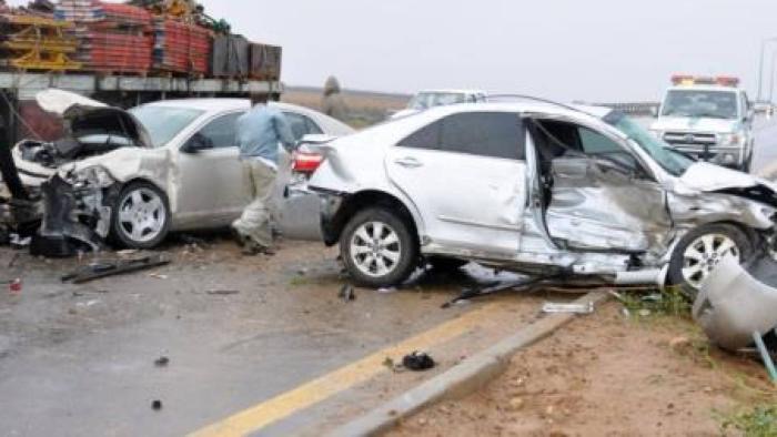 حادث على طريق "نزول صافوط" يربك حركة المرور