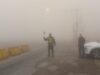 ضباب كثيف في رأس النقب وتحذير السائقين