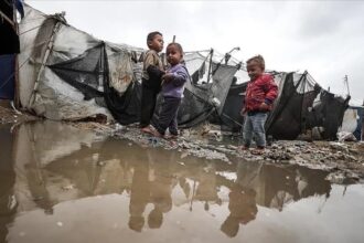 14 شهيدا إثر نتيجة البرد القارس بغزة