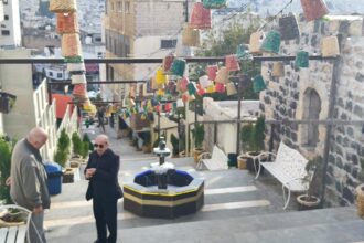 وزير الإدارة المحلية يتفقد مشروع إحياء وسط مدينة إربد