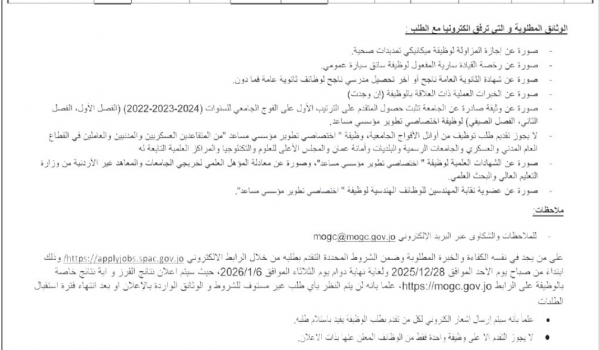 وظائف حكومية شاغرة…. تفاصيل