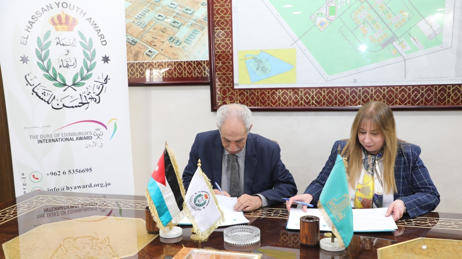 اتفاقية تعاون بين جائزة الحسن للشباب وجامعة آل البيت لتمكين الطلبة