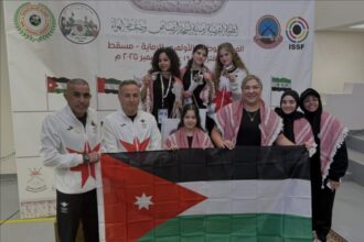 المنتخب الوطني لرماية المسدس الهوائي يحرز الذهب في البطولة العربية بمسقط