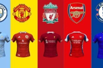 أرسنال يتصدر قائمة أغلى قمصان الدوري الإنجليزي في 2025