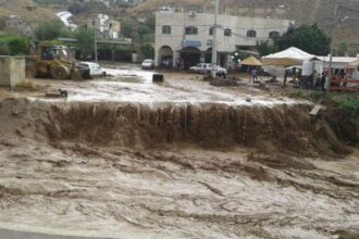 تضرر نحو 200 منزل بالكرك إثر المنخفض