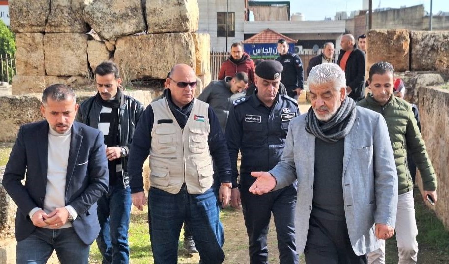 محافظ جرش يدعو لتعزيز إجراءات حماية المواقع الأثرية خلال الظروف الجوية