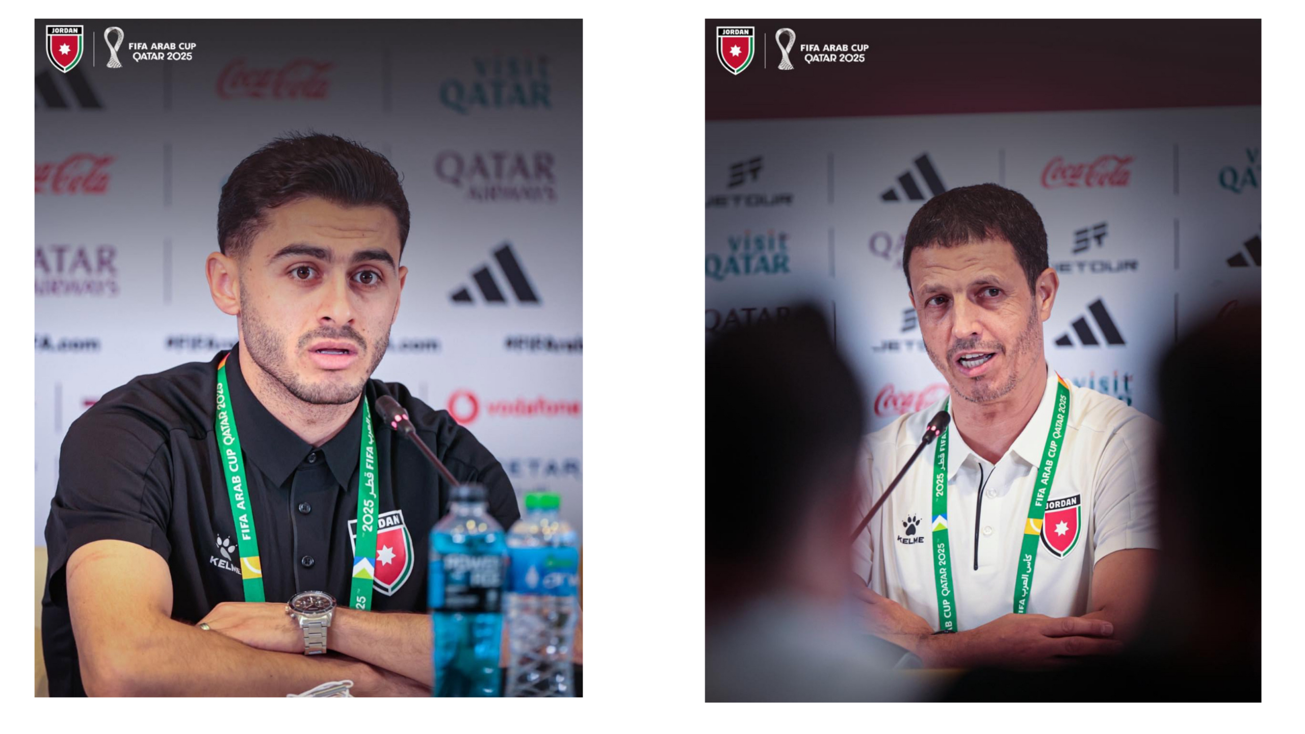 سلامي وأبو زريق يؤكدان جاهزية النشامى للكويت