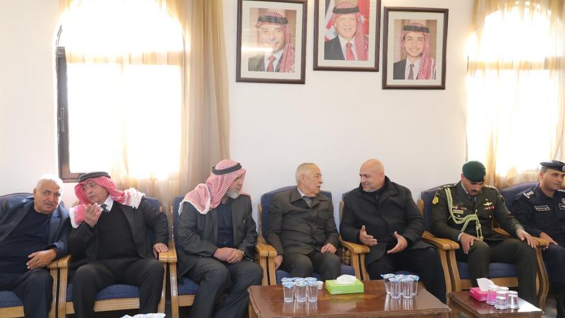 العيسوي ينقل تعازي الملك لعشيرة العربيات