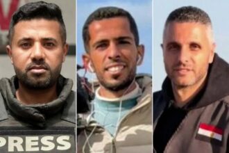 استشهاد 3 صحفيين بقصف صهيوني في غزة