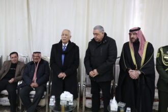 العيسوي يعزي عشائر الحويان والمناصير وعازر