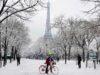 الغاء 140 رحلة جوية وتوقف الحافلات بسبب الثلوج في باريس
