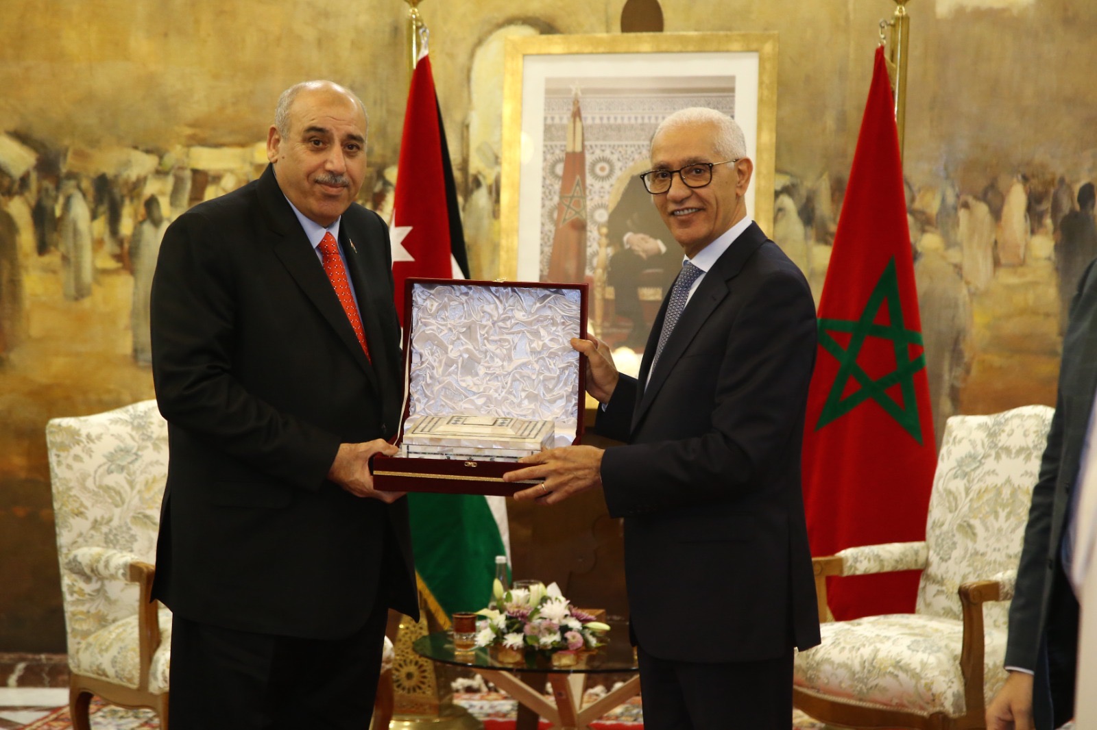 بالصور... وفد برلماني برئاسة القاضي يبدأ زيارته للمغرب