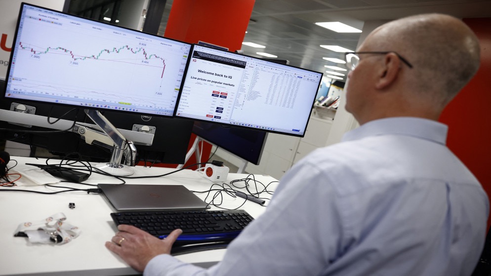 تراجع حاد في البورصات الأوروبية