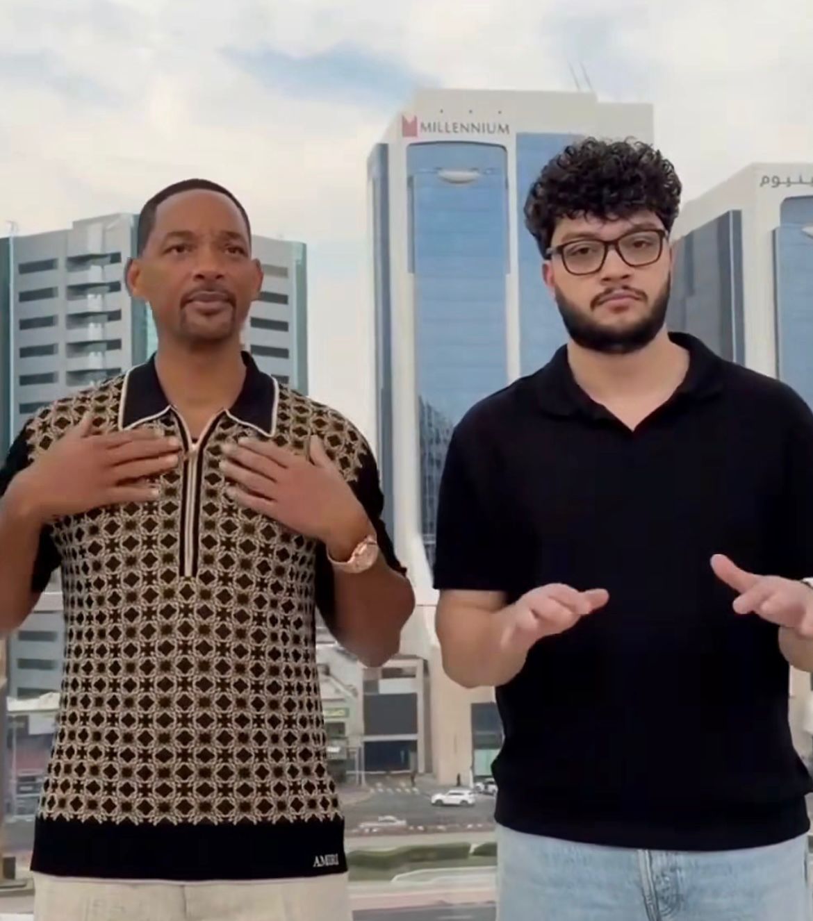 صورة حول : ويل سميث يرقص مع مؤثر أردني على أغنية عربية ويل سميث يرقص مع مؤثر أردني على أغنية عربية