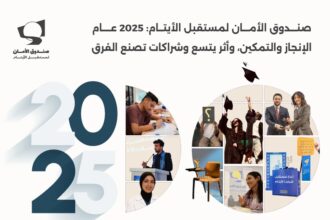 صندوق الأمان لمستقبل الأيتام: 2025 عام الإنجازوالتمكين، وأثر يتسع وشراكات تصنع الفرق