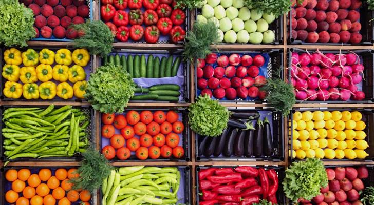 السوق المركزي يسجل وصول آلاف الأطنان من الخضار والفواكه