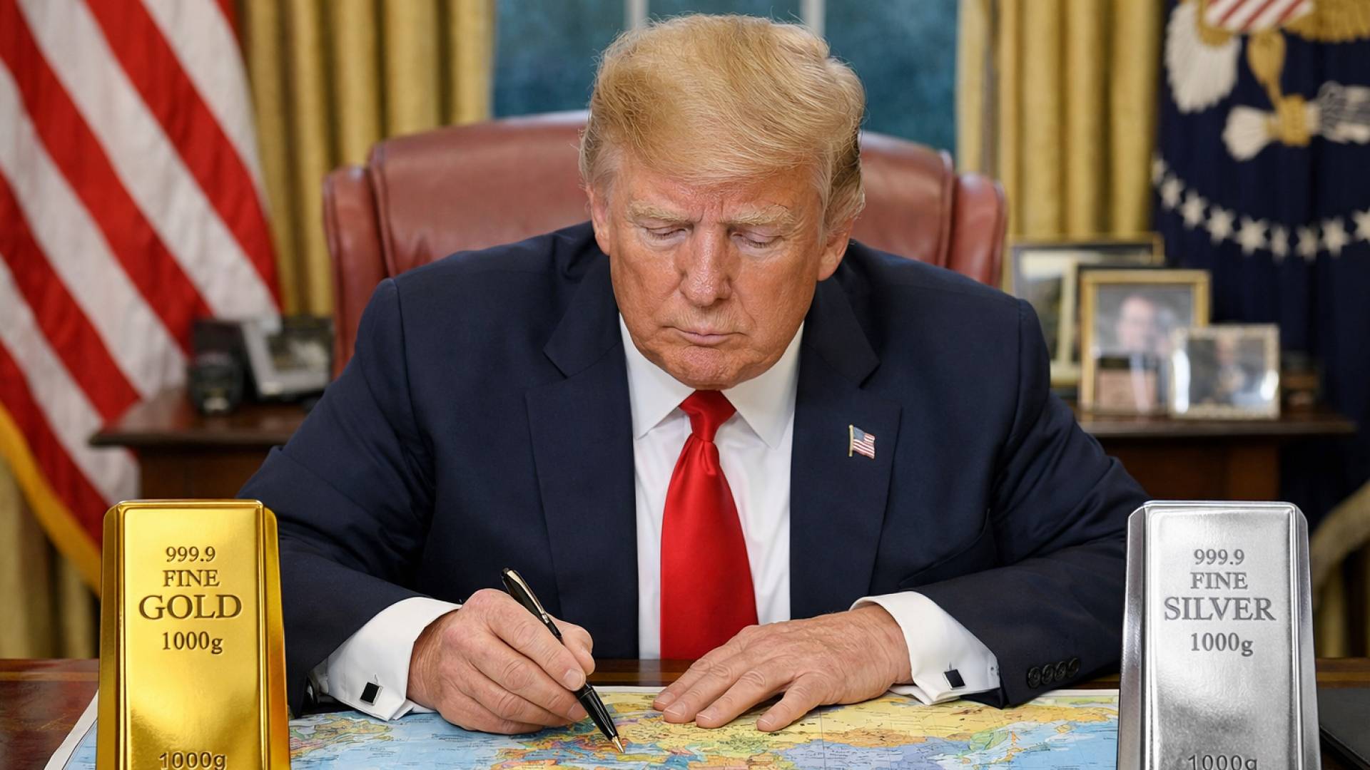 تصريحات ترمب تشعل تقلبات حادة… انهيارات مفاجئة تضرب أسواق الذهب والفضة