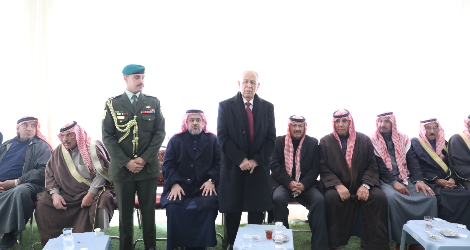 *مندوبا عن الملك وولي العهد...العيسوي يعزي عشيرة الفايز*