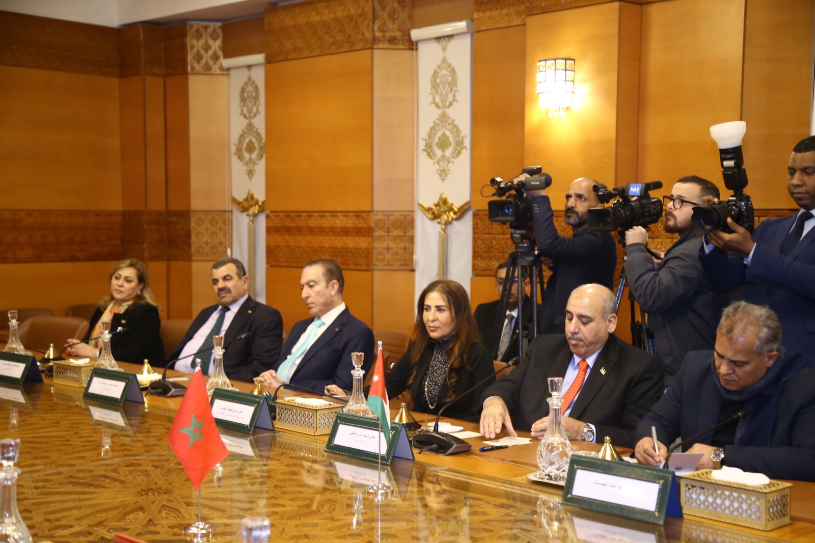 بالصور... وفد برلماني برئاسة القاضي يبدأ زيارته للمغرب