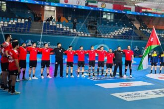 الأردن يواجه إيران لتحديد المراكز في البطولة الآسيوية لكرة اليد