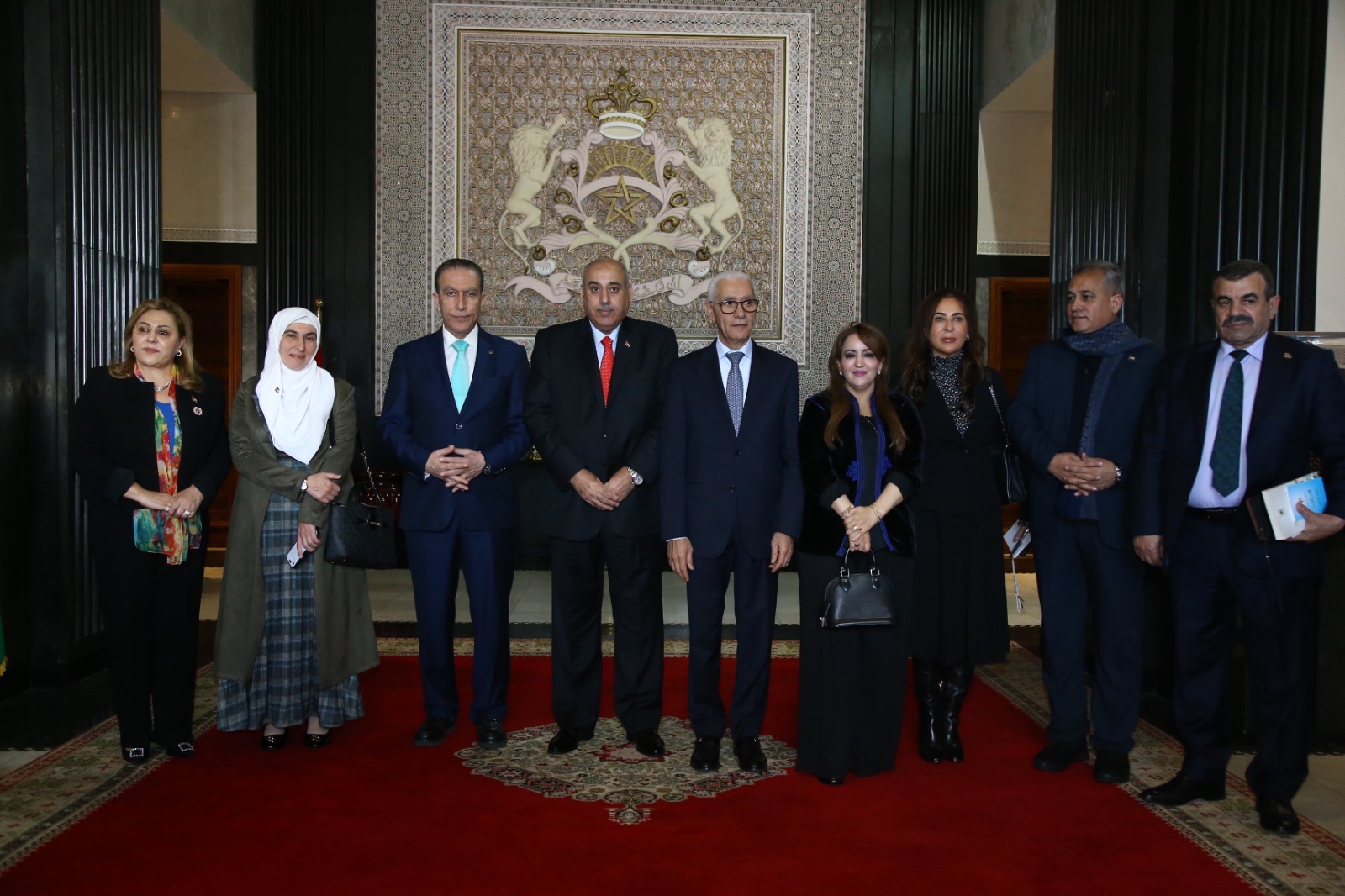 بالصور... وفد برلماني برئاسة القاضي يبدأ زيارته للمغرب
