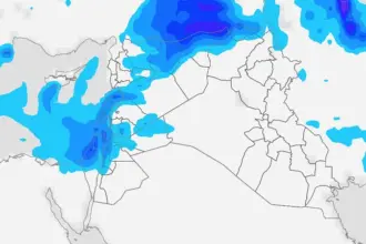 منخفض جوي من الدرجة الثانية يؤثر على المملكة الأحد