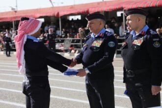 مدير الأمن العام يرعى تخريج دورة إعداد وتأهيل الشرطة المستجدين