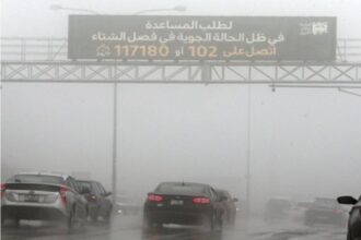 المناطق الأعلى هطولا مطريا