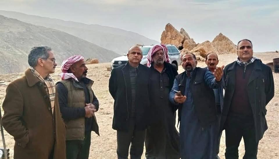 أمين عام الزراعة يتفقد أضرار السيول على القطاع الزراعي في الكرك