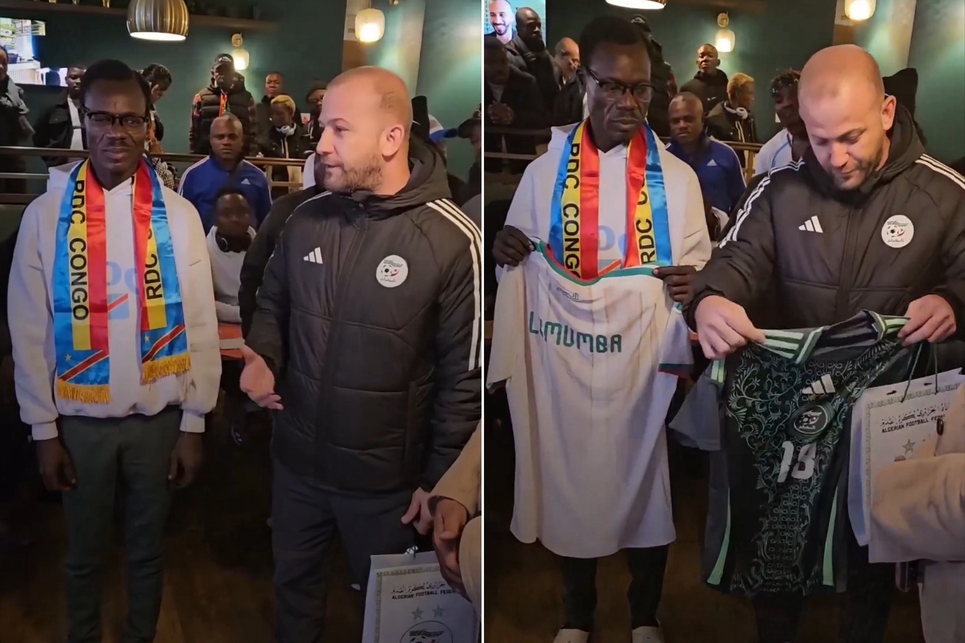 الاتحاد الجزائري يكرّم مشجع الكونغو الذي جسّد روح باتريس لومومبا في كأس أفريقيا