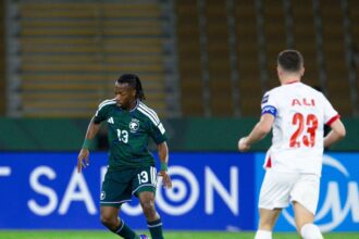 ثنائية العزايزة تقود الأولمبي الأردني لفوز مثير على السعودية