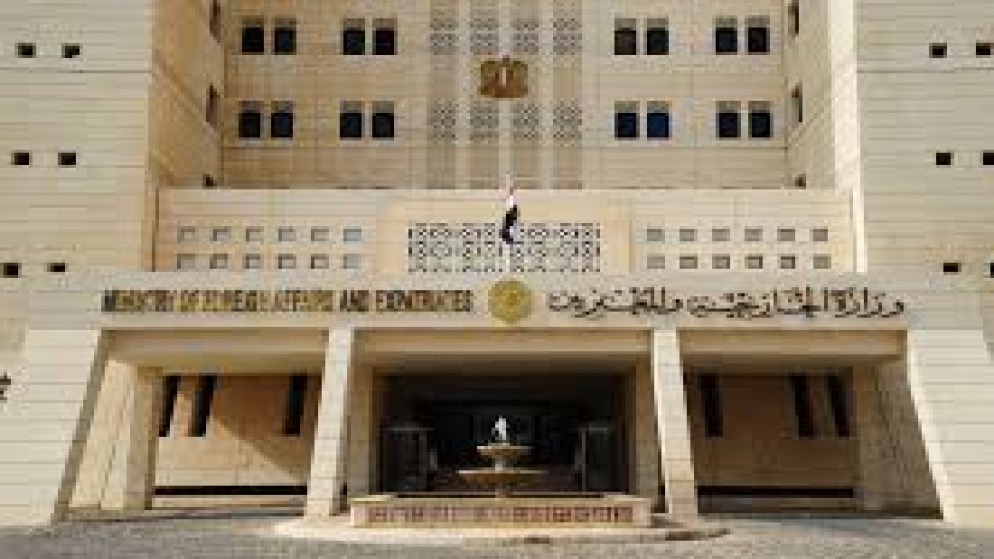 صورة حول : الخارجية السورية تدين استهداف حلب بالمسيّرات وتصفه باعتداء إرهابي سافر الخارجية السورية تدين استهداف حلب بالمسيّرات وتصفه باعتداء إرهابي سافر