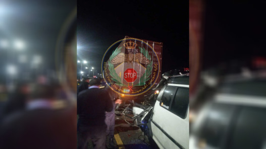 وفاتان بحادث تصادم على الطريق الصحراوي جنوب جسر الكرك