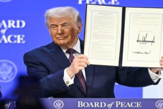 ترامب يوقع ميثاق مجلس السلام رسميا
