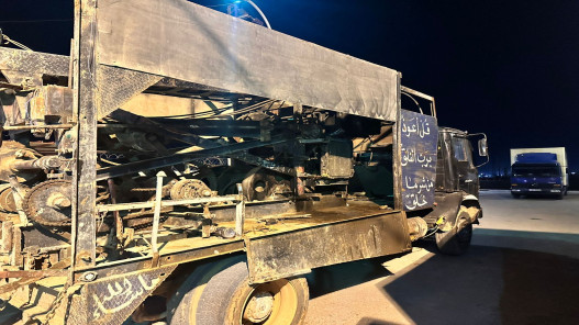 ضبط حفارة مخالفة واعتداءات على خطوط المياه في المفرق والموقر