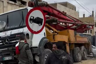 تدهور “ونش” في أبو علندا يثير القلق دون وقوع إصابات