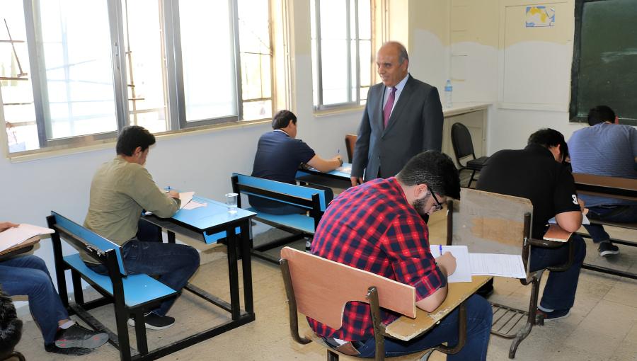 جلسة صباحية ومسائية للطلبة ضمن امتحانات التوجيهي اليوم