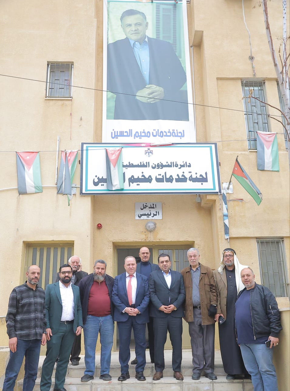 "فلسطين النيابية" تزور لجنة خدمات مخيم الحسين