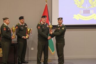 الحنيطي يرعى حفل توزيع الكؤوس على الوحدات الفائزة في القوات المسلحة