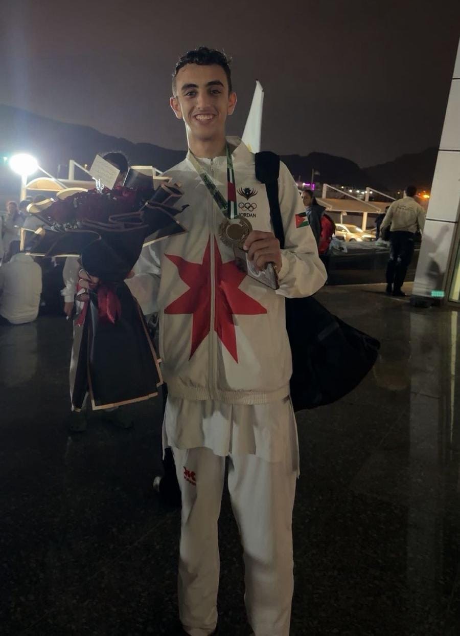 الدهامشة يتوّج بذهبية بطولة الفجيرة الدولية للتايكواندو