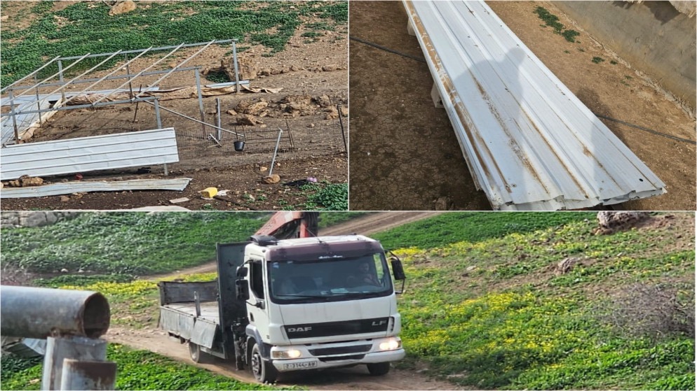 7 عائلات فلسطينية تبدأ تفكيك منازلها بالأغوار الشمالية بعد اعتداءات المستوطنين
