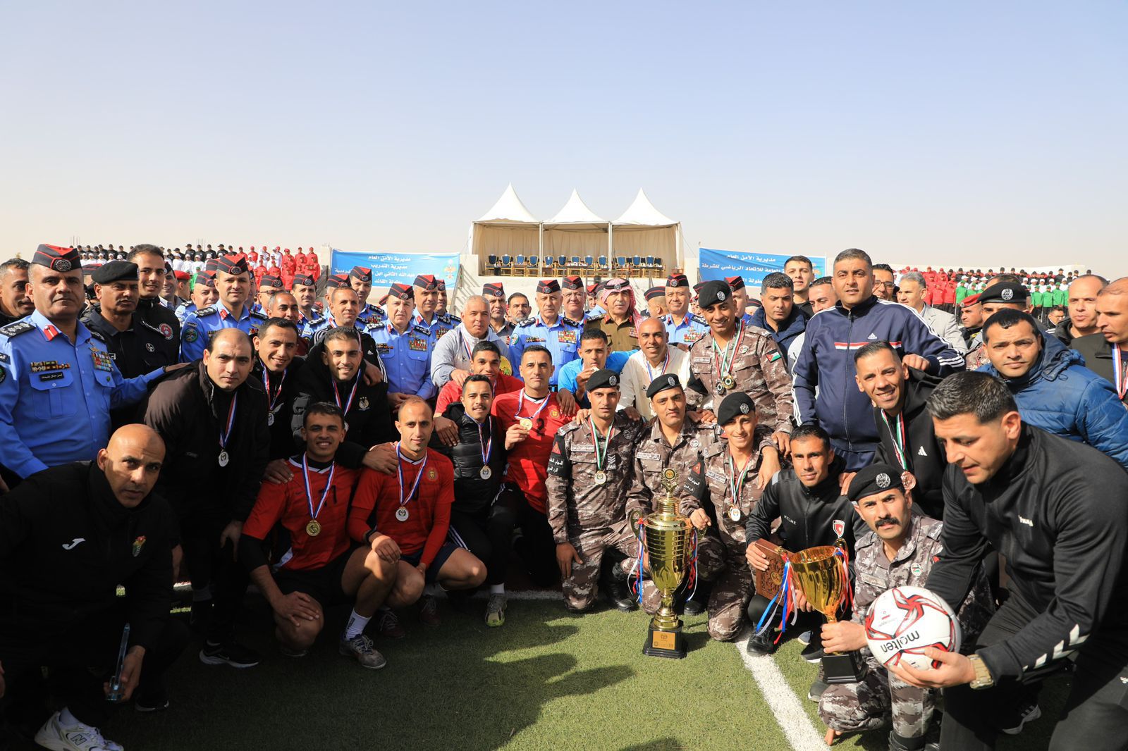 مديرية الأمن العام تتوج أبطال بطولة القائد السنوية للعام “2026”