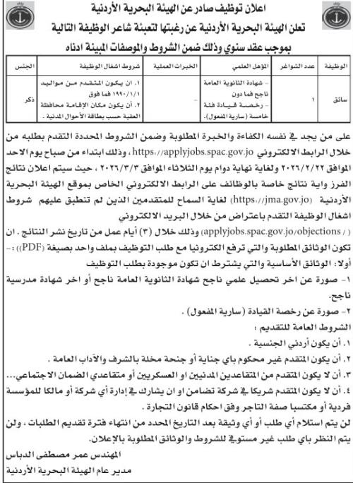 وظائف حكومية شاغرة… تفاصيل