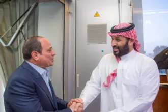 محمد بن سلمان يستقبل السيسي في جدة