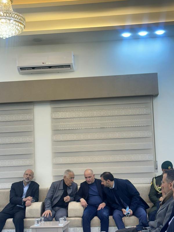 العيسوي ينقل واجب العزاء من جلالة الملك وولي العهد لذوي المرحومين الغرايبة وكورشلو