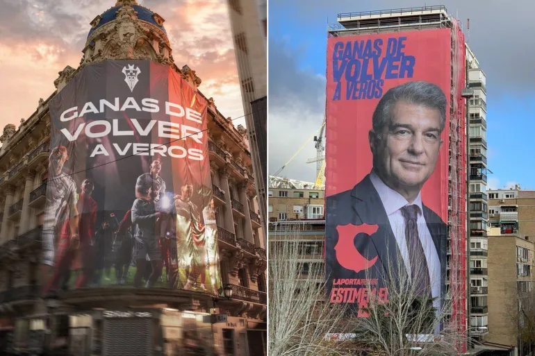 بلمسة "لابورتية" ساخرة.. ألباسيتي يستقبل برشلونة في ربع نهائي الكأس بطريقة استثنائية