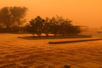 وزارة البيئة تحذر من النشاطات الخارجية بسبب العاصفة الرملية