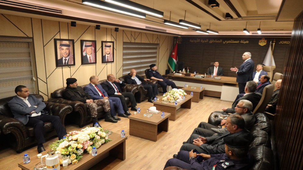 أبو قاعود من المنطقة الحرة: أمن الاستثمار جزء لا يتجزأ من منظومة الأمن الوطني